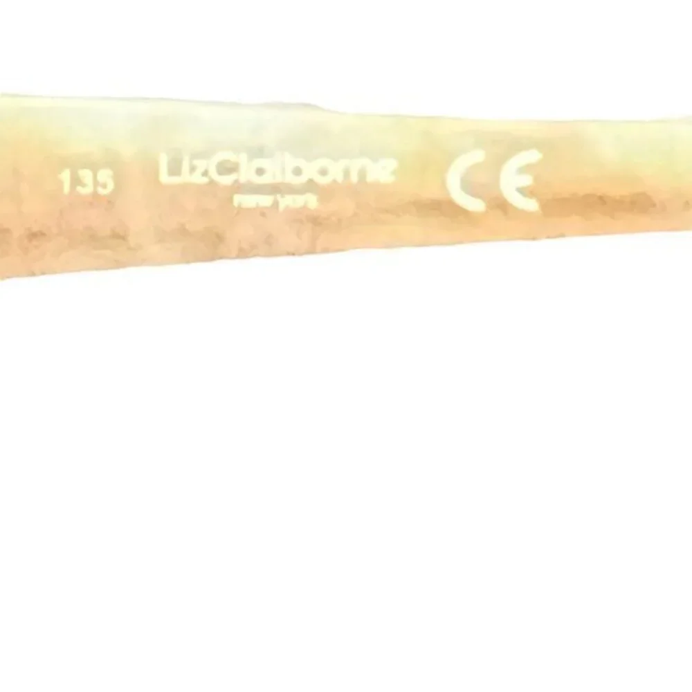 Liz Claiborne Eyeglasses Metal Frames Shell Like Arms LOGO L344 180 135 DESIGNER